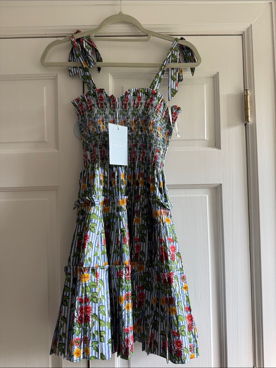 Hill House Dresses & Skirts - NWT Hill House Geranium Striped Smocked Charlotte Nap Dress